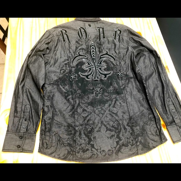 Y2K embroidered button up - Picture 4 of 9